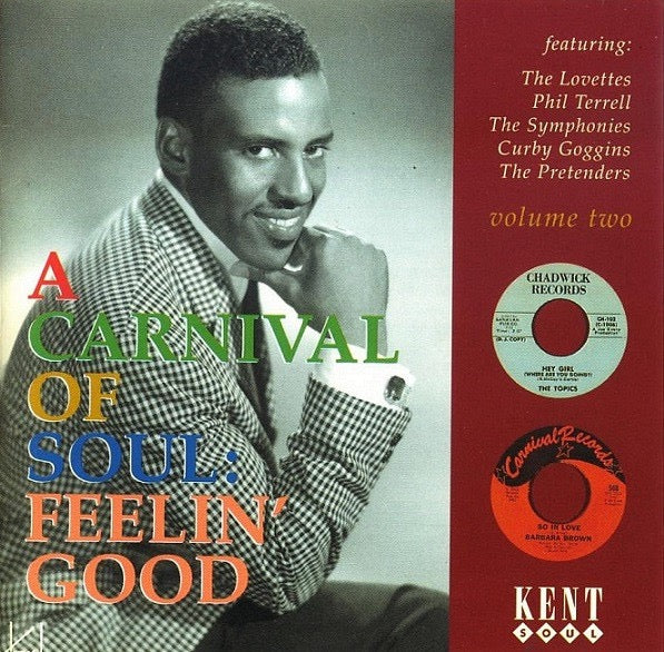 Image of Front Cover of CD - VG+/VG+ - VARIOUS, Carnival Of Soul - Volume 2 : Feelin' Good (Kent Soul; CDKEND 118, UK 1995, Jewel Case), , - 4615001C