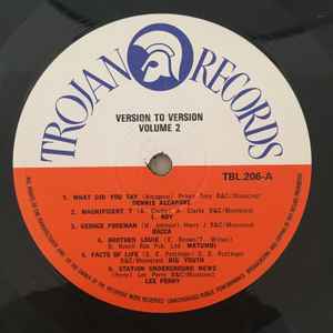 Image of Label Cover of 4645078S: LP - VARIOUS, Version To Version Vol.3 (Trojan Records; TBL 206, UK 1973) VG/VG