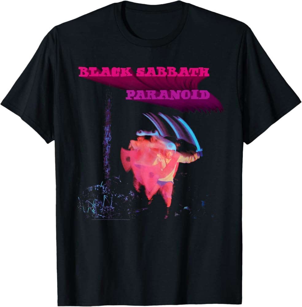 Image of Front Cover of Accessories - NEW - BLACK SABBATH, Paranoid T Shirt L (, UK ), , - 4416406C