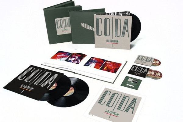 Image of Label Cover of 2xLP - NEW/NEW - LED ZEPPELIN, Coda (Atlantic; 8122795582, Europe 2015 Reissue, Box Set, 72-Page Hardback Book, Print, Remastered by Jimmy Page, Numbered, Gatefold, 180g Vinyl, + 3xCD), , - 4635209E