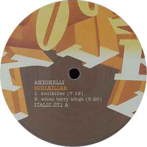 Image of Label Cover of 4745053S: 2xLP - ANTONELLI*, Soulkiller (Italic ; ITALIC 071, Germany 2008, Picture Sleeve) pen on labels - minor. faint edge wear top sleeve VG/VG+