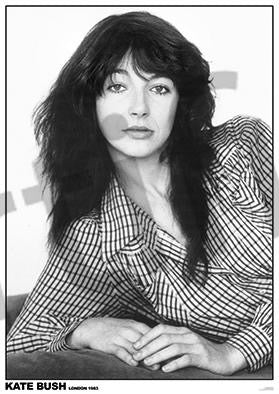 Image of Front Cover of 4715087C: Accessories - KATE BUSH, London 1983 Poster (84.1cm x 59.4cm; ART305, UK ) NEW/NEW