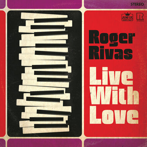 Image of Front Cover of 4745262S: LP - ROGER RIVAS, Live With Love (Jump Up! Records; JUMP176LP, US 2021, Blue Wax) VG+/VG+