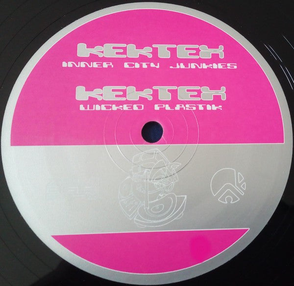 Image of Back Cover of 4725215E: 12" - KEKTEX, Inner City Junkies / Wicked Plastik (Xpdigiflex.rec; RMHS08, France 2009) /G+
