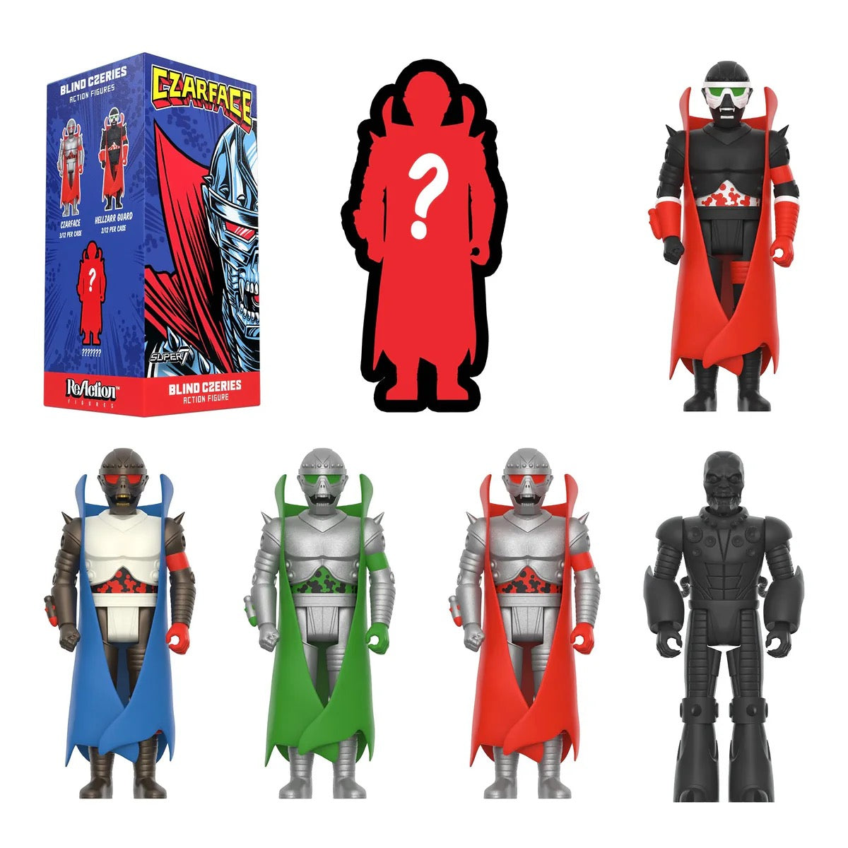 Image of Front Cover of Accessories - NEW/NEW - CZARFACE, Blind Box Mystery Action Figure (Reaction/Super 7; , US 2025), , - 5035036E