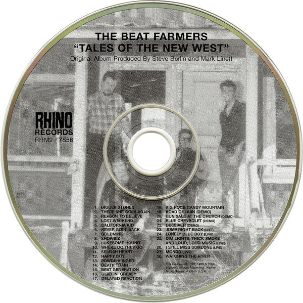 Image of Label Cover of CD - VG+/VG+ - THE BEAT FARMERS, Tales Of The New West (Rhino Handmade; RHM2 7856, US 2004, Jewel Case, Limited Numbered Edition), , - 4735266E