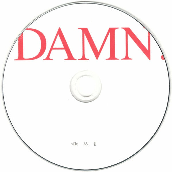 Image of Label Cover of CD - NEW/NEW - KENDRICK LAMAR, Damn (Top Dawg Entertainment; 5761175, Europe 2017, Jewel Case), , - 0736159E
