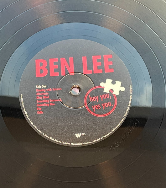 Image of Label Cover of LP - EX/EX - BEN LEE, Hey You. Yes You. (Warner Music Australia; 5419713156, Australia 2022 Reissue), Opened Instore, Still In Shrinkwrap, - 4945008S