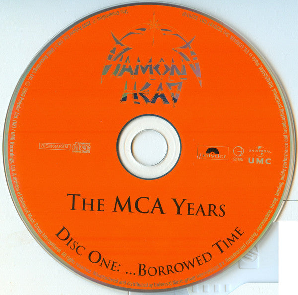Image of Label Cover of 4935026E: 3xCD - DIAMOND HEAD, The MCA Years (Geffen Records; 5320197, UK & Europe 2009, Box Set, 3 Inners + booklet) VG+/VG+