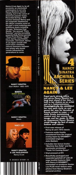 Image of Label Cover of 4915030C: LP - NANCY SINATRA & LEE HAZLEWOOD, Nancy & Lee Again (Light In The Attic; LITA 199-1, US 2023 Reissue, Gatefold, Booklet, With OBI) Still In Opened Shrinkwrap EX/VG+