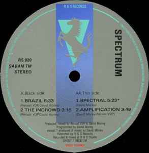 Image of Label Cover of 4925349E: 12" - SPECTRUM, Brazil (R & S Records; RS 920, Belgium 1990) Plenty of marks, but plays well enough albeit with crackle. Generic sleeve /G