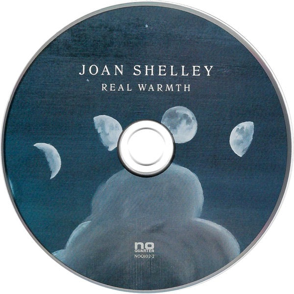 Image of Label Cover of 4915351C: CD - JOAN SHELLEY, Real Warmth (No Quarter; NOQ102-2, US 2025, Fold Over Sleeve, Inner & Insert) VG+/VG+