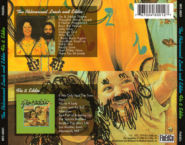 Image of Back Cover of 2xCD - VG+/VG+ - FLO & EDDIE, The Phlorescent Leech & Eddie / Flo & Eddie (FloEdCo; MFO 48001, US 2008, Jewel Case), , - 4935231E