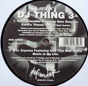 Image of Label Cover of 4945272S: 2x12" EP - VARIOUS, It's A DJ Thing 3 (Defender Music; DFDLP6, UK 1996, Company Sleeve) /VG