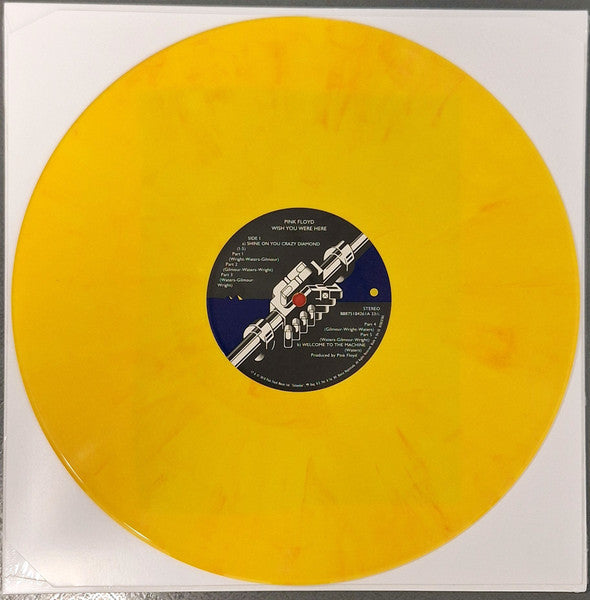 Image of Label Cover of LP - NEW/NEW - PINK FLOYD, Wish You Were Here (50th Anniversary) (CMG; 19802974631, UK 2025 Reissue, Yellow Flame Vinyl), , - 3516063C