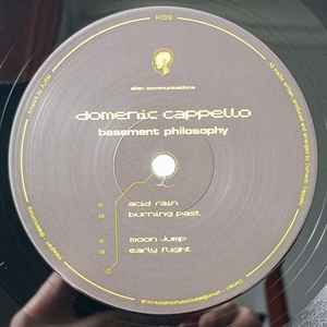 Image of Label Cover of 2x12" - G+/VG - DOMENIC CAPPELLO, Basement Philosophy (Alien Communications; AC012, UK 2024, Picture Sleeve), Sleeve worn and scuffed, - 4216596C