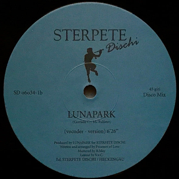 Image of Back Cover of 12" - /G+ - LUNAPARK, Lunapark (Sterpete Dischi; SD 06034-1, Italy 2005), , - 5025099E