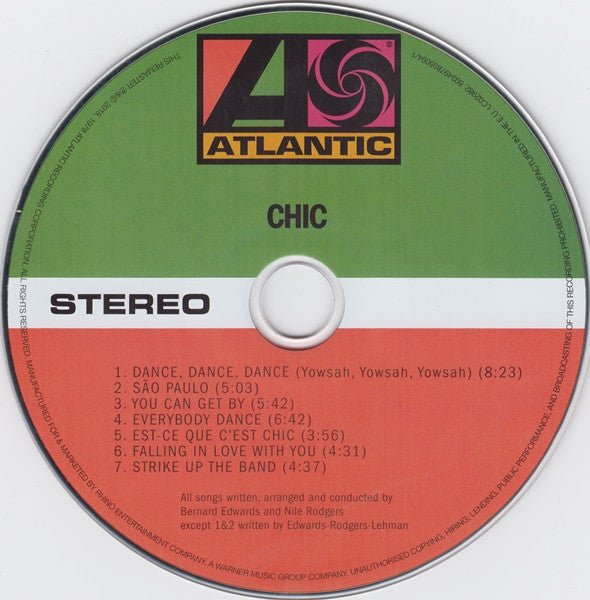 Image of Label Cover of 5055020S: 5xCD - CHIC, The Chic Organization (1977-1979) (Atlantic; 603497855094, Europe 2018, Box Set, Booklet) Still In Opened Shrinkwrap EX/EX