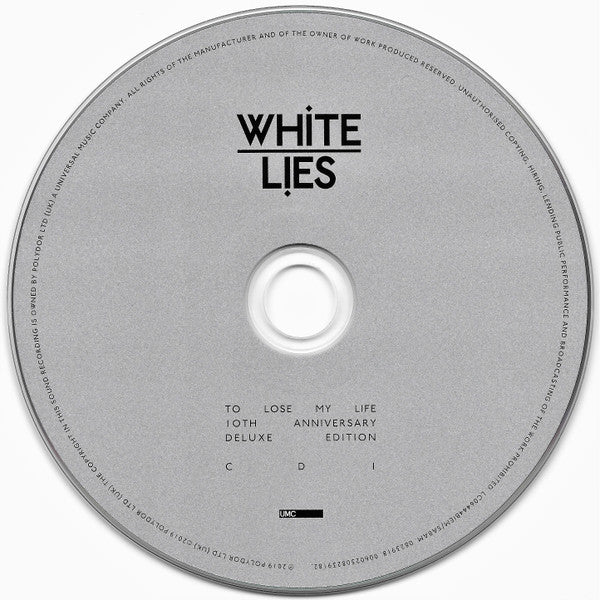 Image of Label Cover of 5055055S: 2xCD - WHITE LIES, To Lose My Life... (UMC; 0823935, Europe 2019, Booklet) VG/VG+
