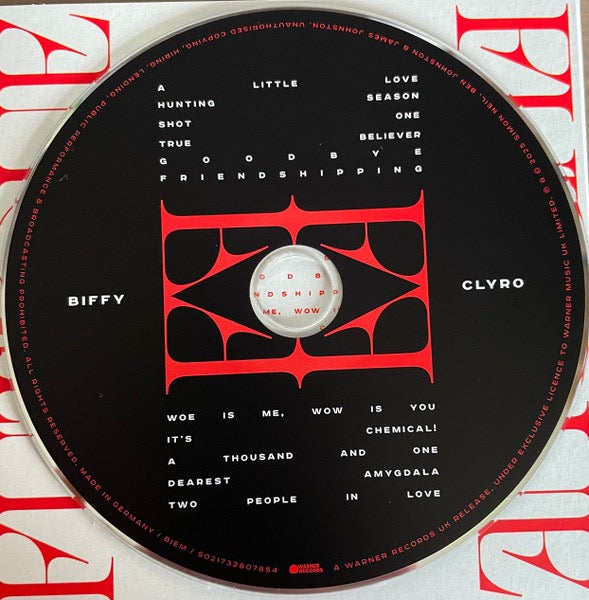 Image of Label Cover of 0216051C: CD - BIFFY CLYRO, Futique (Warner Records; 5021732807854, UK & Europe 2025, Fold Out Sleeve, Booklet) VG+/VG+