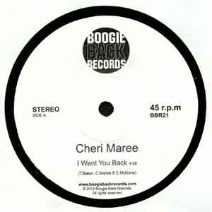 Image of Back Cover of 7" - /EX - CHERI MAREE, I Want You Back / Starting Over Again (Boogie Back Records; BBR21, UK 2019), , - 0226049E