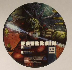 Image of Back Cover of 12" - VG+/VG - VARIOUS, Mirror Universe (Plate 2) (Eatbrain; EATBRAINLP002-3-V2, Hungary 2016, Die Cut Picture Sleeve), , - 0246214S