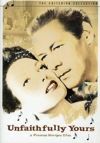 Image of Front Cover of DVD - VG+/VG+ - PRESTON STURGES, Unfaithfully Yours (The Criterion Collection; 292, US , Booklet), , - 0336103E