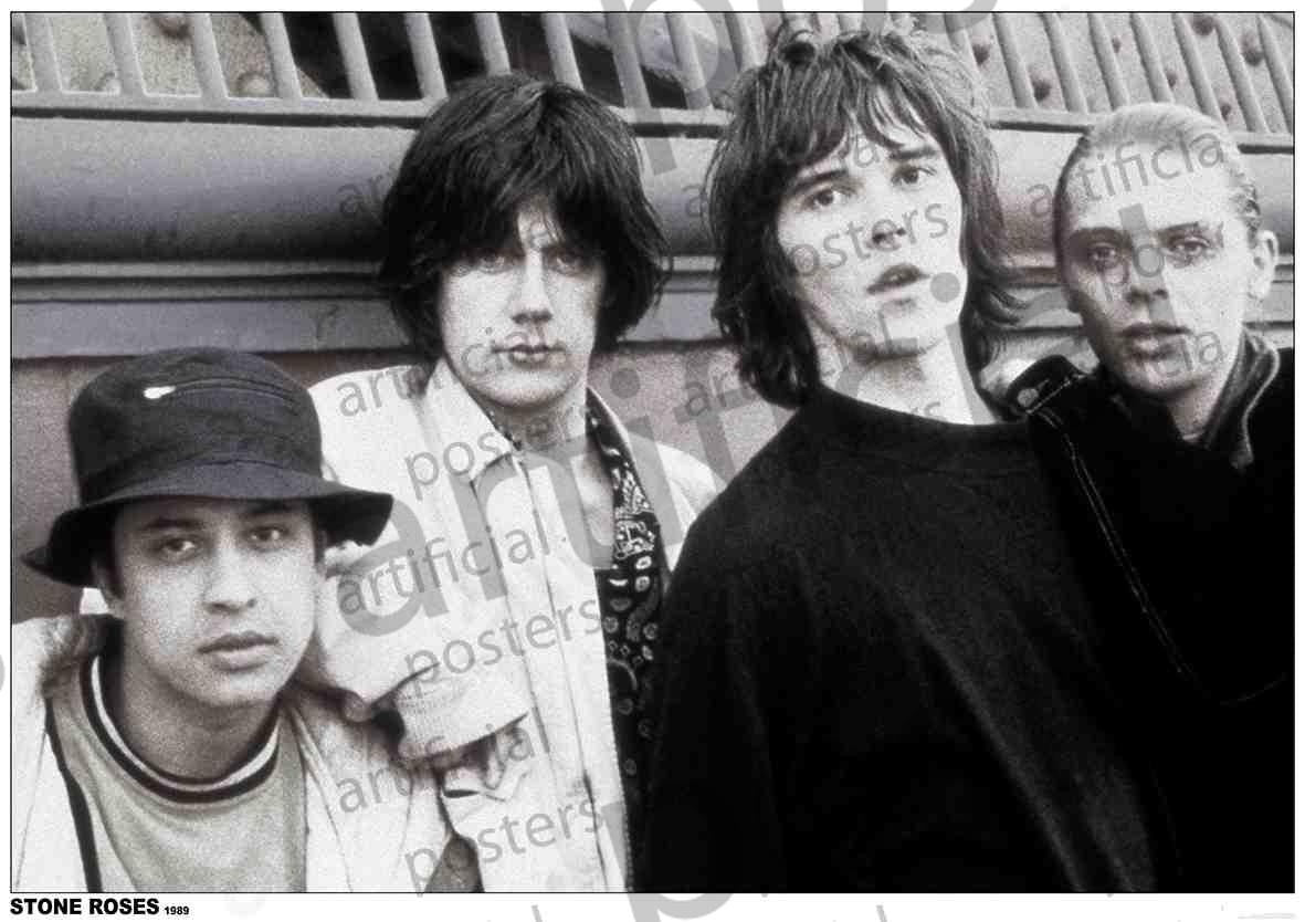 Image of Front Cover of Accessories - NEW/NEW - THE STONE ROSES, Poster 1989 (84cm x 60cm ; ART255, UK ), , - 0356128S