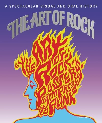 Image of Front Cover of 0336170E: Book - PAUL GRUSHKIN, The Art of Rock: Posters from Presley to Punk: (Tiny Folio): 15 Hardback Book (Abbeville Press; , UK 1999, Hardback, Mini hardback book) EX/EX
