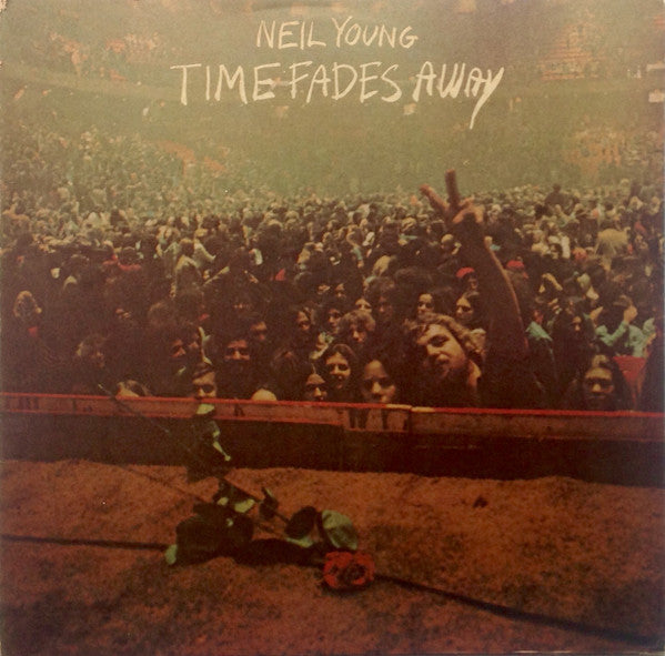 Image of Front Cover of LP - VG+/VG+ - NEIL YOUNG, Time Fades Away (Reprise Tan WB Logo "Manufactured In The UK"; K 54010, UK 1980s Reissue, Fold Out Insert), Nice copy., - 2016334C