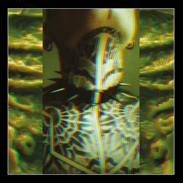 Image of Back Cover of 0326396E: LP - SCHACKE, Welcome To The Pleasure Dome (Instruments Of Discipline; IOD038, Germany 2019, Picture Sleeve, Green Vinyl) Opened Instore EX/EX
