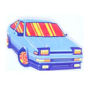 Image of Label Cover of 0446001S: LP - MYRONE, Drift Stage (Ghost Ramp; GR019, US 2016, Clear Plastic Sleeve, Insert, Car Shaped Picture Disc, Ltd to 500) VG+/VG+