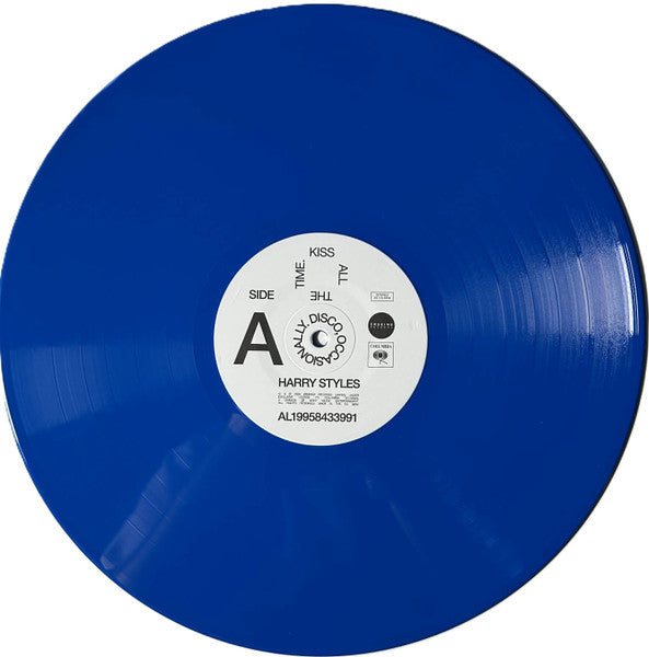 Image of Label Cover of LP - NEW/NEW - HARRY STYLES, KISS ALL THE TIME. DISCO, OCCASIONALLY (Sony; 19958433991, Europe 2026, Gatefold, Booklet, Indies Exclusive 180 Gram Pop-Blue Vinyl), , - 1436104E