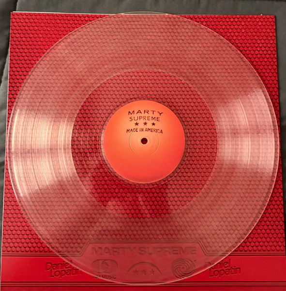 Image of Label Cover of 2xLP - NEW/NEW - DANIEL LOPATIN, Marty Supreme (Original Soundtrack) (A24 Music; A24M052LP-C1, Europe 2026, Obi, Clear Vinyl, Black Vinyl), , - 1036208E