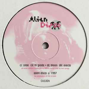 Image of Back Cover of 0446078S: 2xLP - ALIEN DISCO, In Flight Entertainment (Alien Disco ; CV3304, UK & Ireland 1997) /VG+