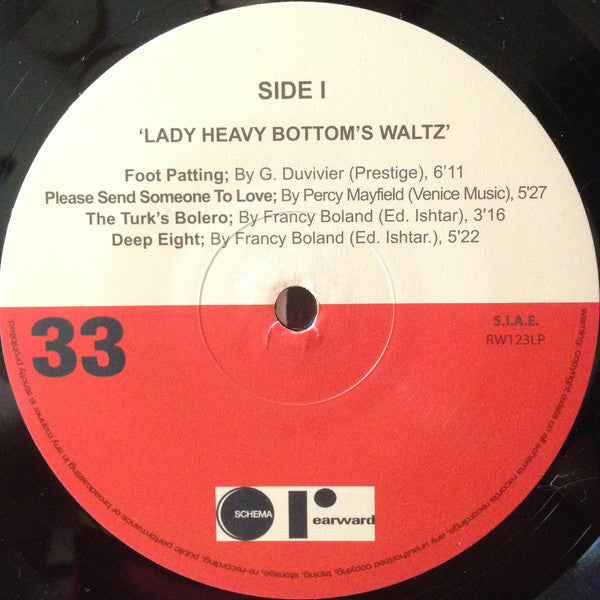 Image of Label Cover of LP - VG+/VG+ - JOHNNY GRIFFIN, Lady Heavy Bottom's Waltz (Rearward; RW123LP, Italy 2008, Gatefold), , - 0426064E