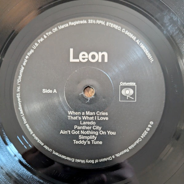 Image of Label Cover of LP - NEW/NEW - LEON BRIDGES, Leon (Columbia; 19802829311, UK 2024, Gatefold, Insert, Black Vinyl), , - 0416304C
