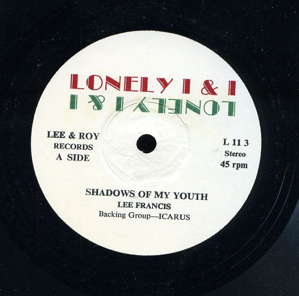 Image of Front Cover of 0416363C: 12" - LEE FRANCIS, Shadows Of My Youth / Deception Of Consciousness (Lonely I & I; L II 3, UK 1980s, Plain Sleeve) Loads of light marks, plays very nice above grade. /G+