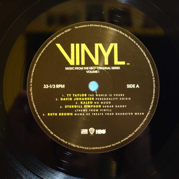 Image of Label Cover of 0426247E: 2xLP - VARIOUS, Vinyl - Music From the HBO Original Series Volume 1 (Atlantic; 7567-86661-4, Europe 2016, Gatefold, Insert, No CD) In opened shrinkwrap VG+/VG+