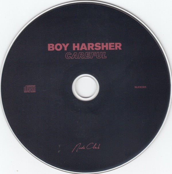 Image of Label Cover of 0516003C: CD - BOY HARSHER, Careful (Nude Club Records; NUDECD 005, US 2019, Jewel Case) VG+/VG+