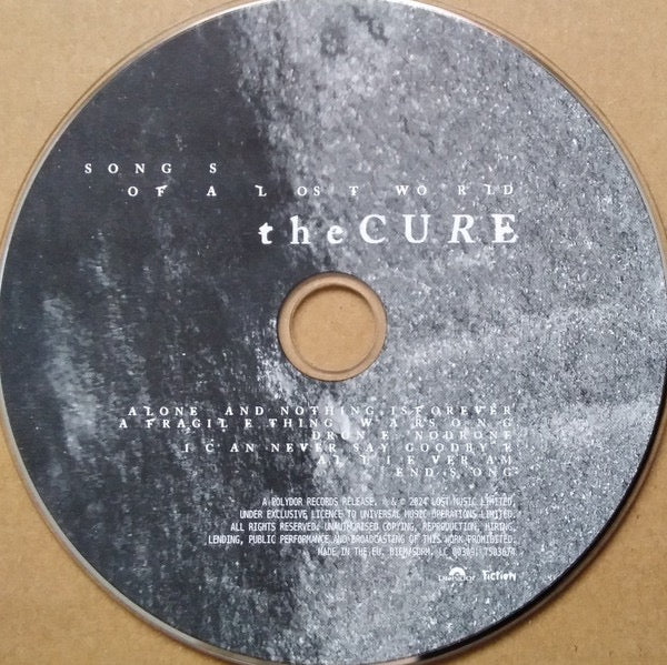 Image of Label Cover of CD - M/M - THE CURE, Songs Of A Lost World (Polydor; 7503674, Europe 2024, Fold Over Sleeve, Booklet), , - 1516611C