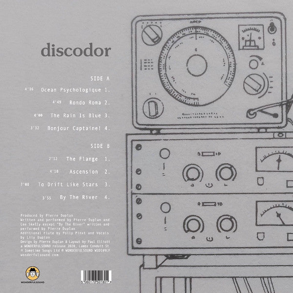 Image of Back Cover of 0526427E: LP - DISCODOR, Discodor (Wonderfulsound; WSD109LP, UK 2021, Picture Sleeve) Opened Instore EX/EX