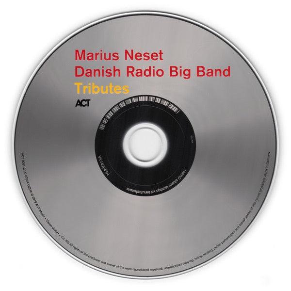 Image of Label Cover of CD - VG+/VG+ - MARIUS NESET, DANISH RADIO BIG BAND, MIHO HAZAMA, Tributes (ACT; ACT 9051-2, Germany 2020, Digipak), , - 0616040C