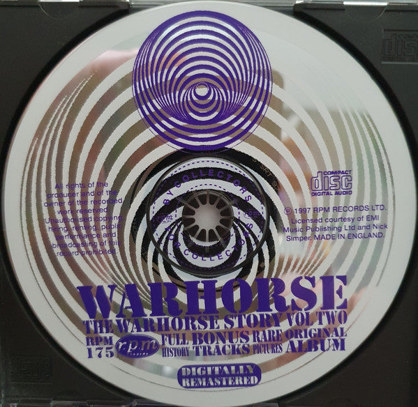 Image of Label Cover of 0636038E: CD - WARHORSE, Red Sea (RPM Records; RPM 175, UK 1997, Jewel Case) VG+/VG+