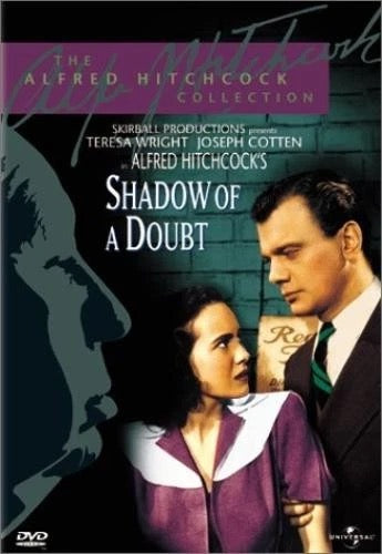 Image of Front Cover of 0636047E: DVD - ALFRED HITCHCOCK, Shadow of a Doubt (Universal ; 20672, US , Insert) VG+/VG+