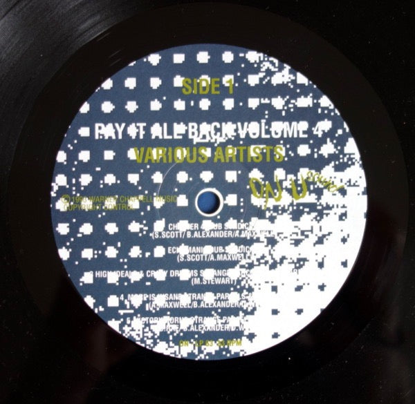Image of Label Cover of 0616163C: LP - VARIOUS, Pay It All Back Volume 4 (On-U Sound; ON-U LP 63, UK 1993) Light Marks only. VG/G+
