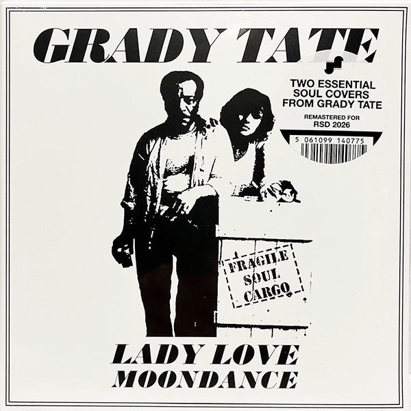 Image of Front Cover of 7 - NEW/NEW - GRADY TATE, Lady Love / Moondance (Janus; J233P, UK 2026, Remastered), , Jazz legend Grady Tate steps into silky soul territory on this essential two-sider. Both tracks long sought-after by collectors and selling for over 300. The tracks showcase Tate s smooth vocals and tight production, blending jazz sophistication with soul warmth. The A Side is a hyper rare version of Jon Lucien s Lady Love, where the B Side is his version of Van Morrison s Moondance - essential