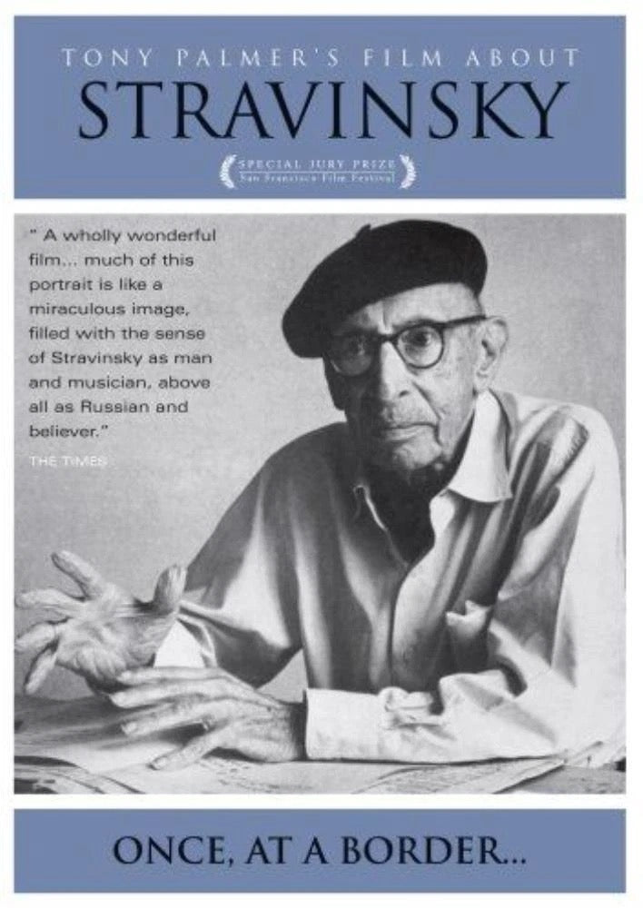 Image of Front Cover of DVD - VG+/VG+ - TONY PALMER, Stravinsky: Once At A Border (Voiceprint; TP-DVD126, US , All Regions), , - 0736011E