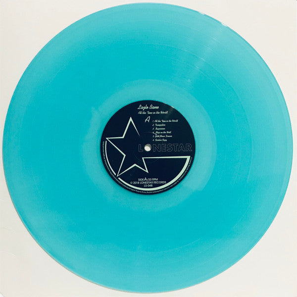 Image of Label Cover of LP - VG+/VG+ - LAZLO BANE, All The Time In The World (Lonestar Records; LS-048, Germany 2018 Reissue, Limited Edition, Blue Translucent, 150 gram), , - 0746254S
