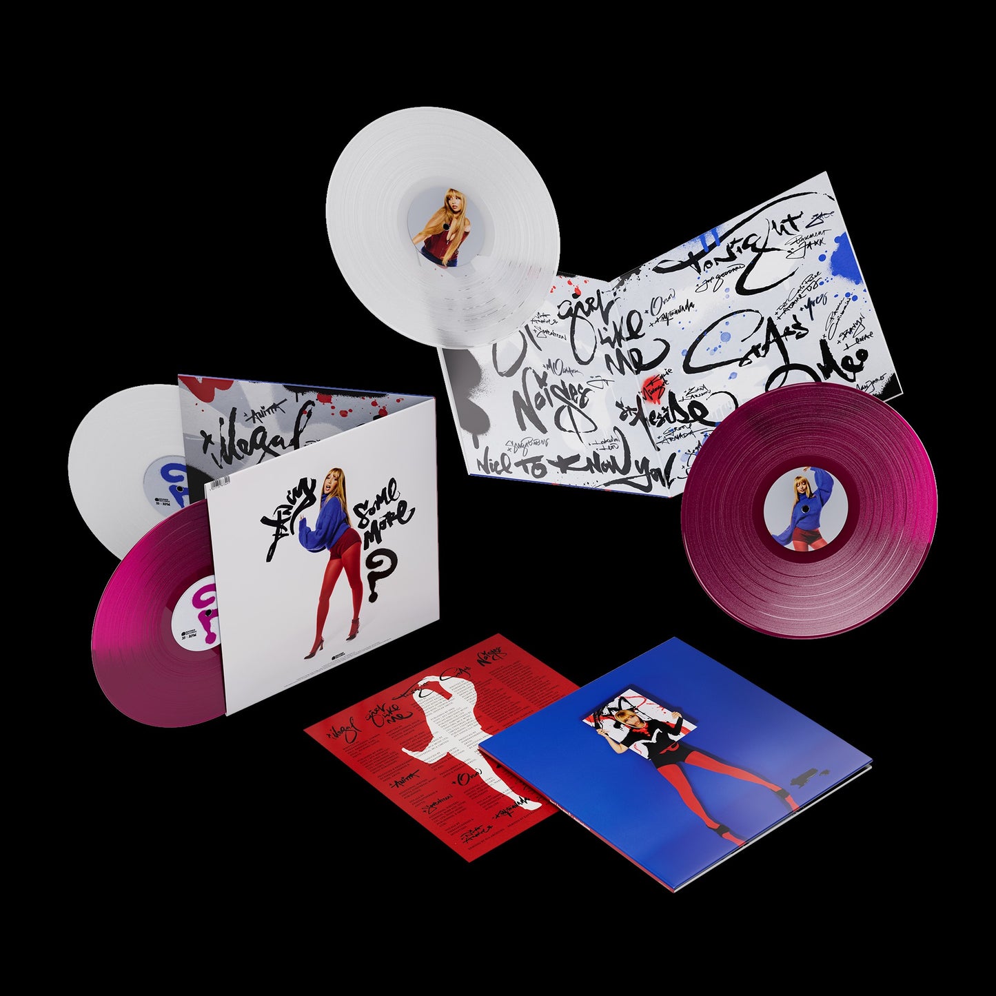 Image of Back Cover of 2xLP - NEW/NEW - PINKPANTHERESS, Fancy Some More? (Warner Music UK; 5021732873491, Europe 2026, Insert, 2LP 140 Gram Ultra Clear & Transparent Vinyl), , - 9072609C